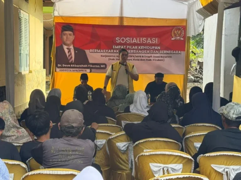 Dave Laksono Sosialisasikan 4 Pilar Kebangsaan di Babakan Cirebon
