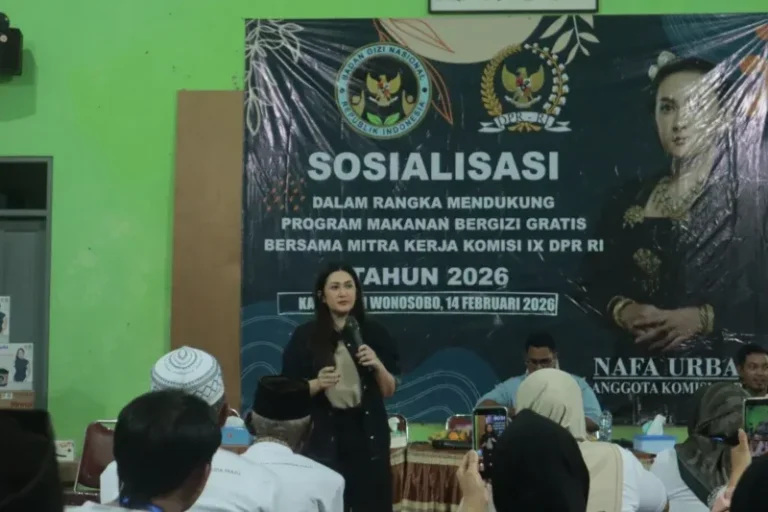 Nafa Urbach Dorong Implementasi Program Makan Bergizi Gratis di Wonosobo, Tekankan Peran Masyarakat
