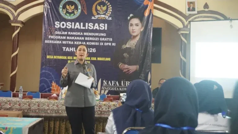 Sosialisasi MBG di Kabupaten Magelang, Nafa Urbach Dorong Penguatan Gizi Generasi Masa Depan