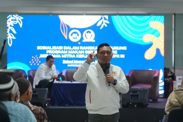 Sosialisasi Program MBG di Sukabumi, Zainul Ajak Masyarakat Kawal Bersama