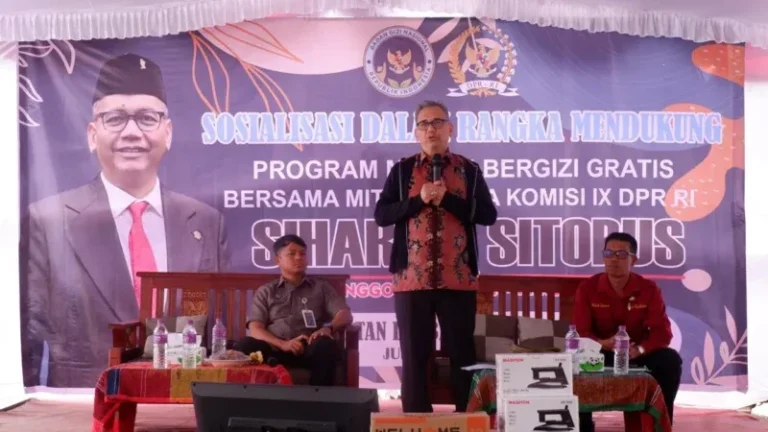 Sihar Sitorus Tekankan Pentingnya Pengawasan Program Makan Bergizi Gratis di Toba