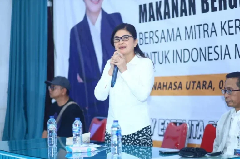 Sosialisasi Program MBG di Minahasa Utara, Felly Runtuwene Soroti Pentingnya Isu Gizi