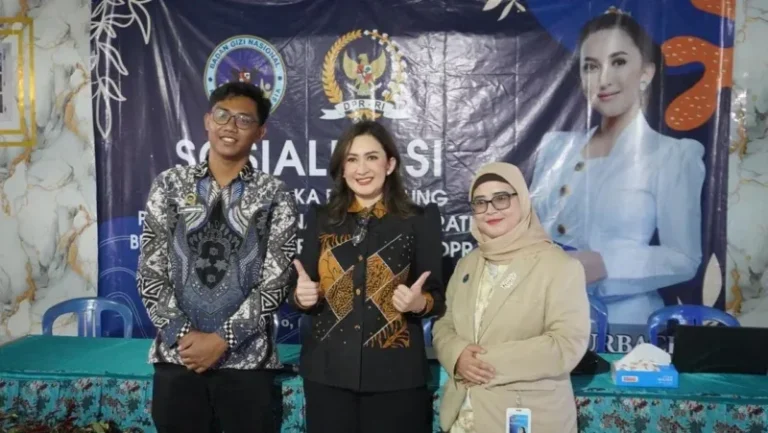 Sosialisasikan Program Makan Bergizi Gratis di Purworejo, Nafa Urbach: Anak-Anak Suka Makanan yang Bervariatif