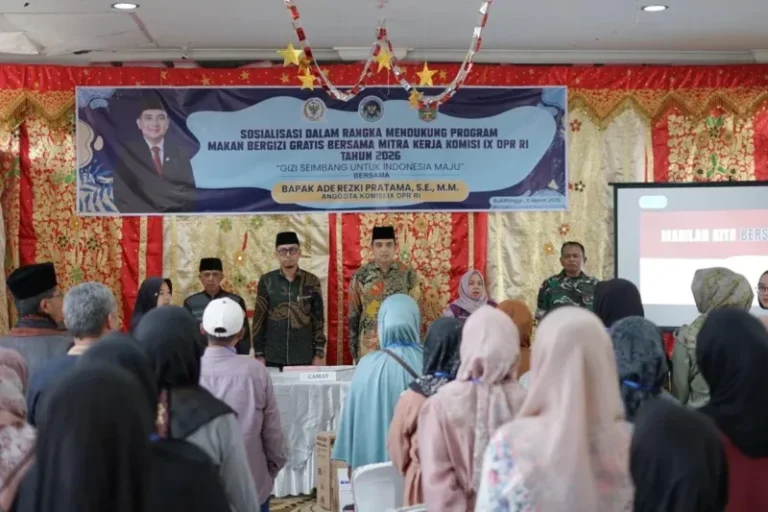Ade Rizki Pratama Tekankan Pemerataan Gizi Anak Lewat Program MBG di Bukittinggi