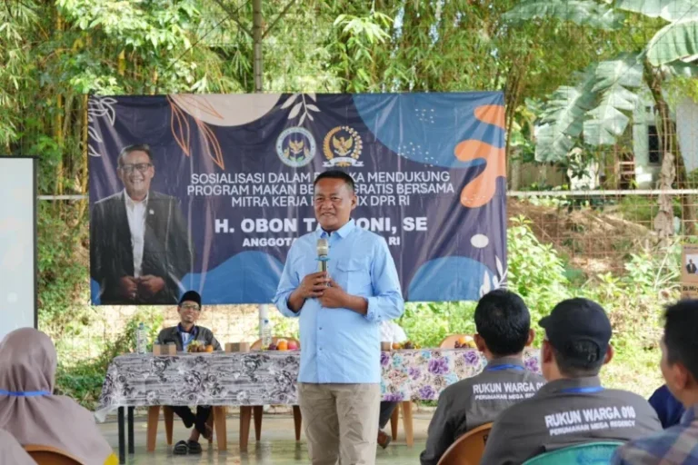 Sosialisasi Program MBG di Desa Sukasaril Bekasi, DPR RI Tekankan Pentingnya Budaya Makan Sehat Sejak Dini