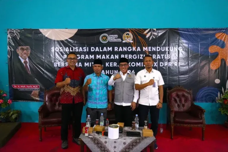Sosialisasi Program MBG: Muh Haris Tegaskan Peran Gizi dan Ekonomi dalam Membangun Generasi Unggul