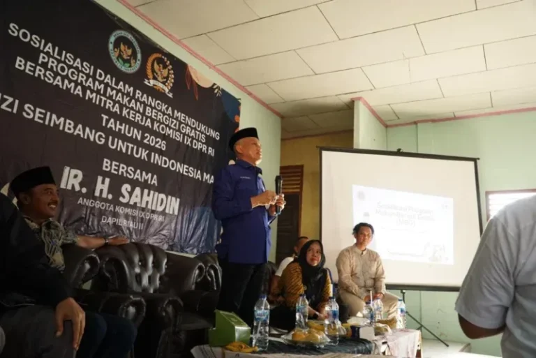 Sosialisasi MBG di Kampar, Sahidin Tekankan Gizi dan Dampak Ekonomi Program